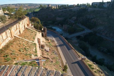 Binalar eski şehir toledo