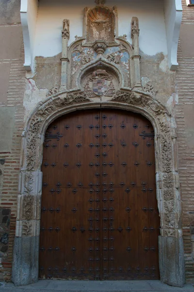 Porta Cancello Antico Edificio Legno — Foto Stock
