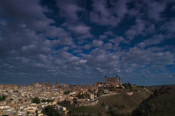 Edifícios Cidade Cidade Toledo Antigo — Fotografia de Stock