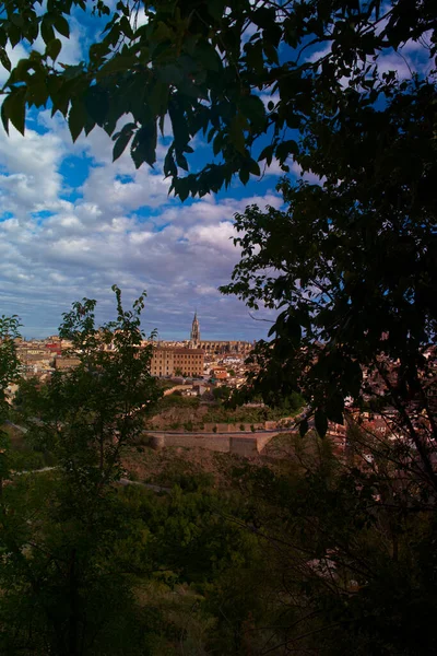 Épületek Város Város Toledo Ősi — Stock Fotó