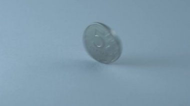 Coin.5 ruble döndürme