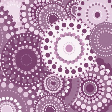 Vintage dairesel retro süs vektör arka plan pembe