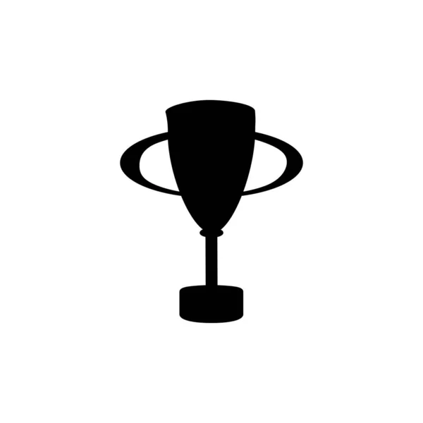 Puchar trofeum ikony sylwetki — Wektor stockowy
