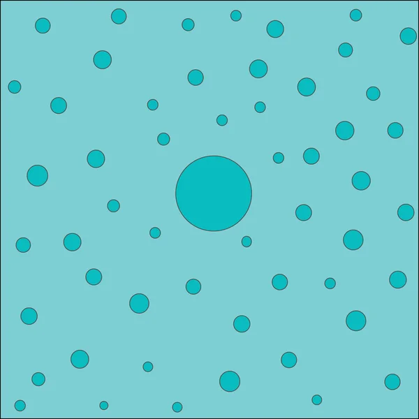 Бирюзовые абстрактные круги — стоковый вектор