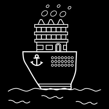 Liner büyük Buzkıran gemi