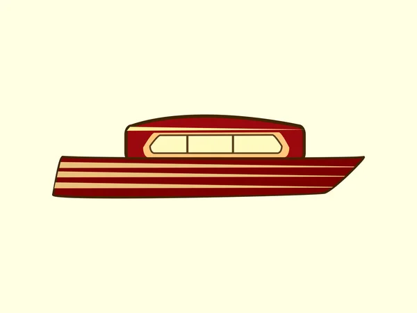 Barco acuático — Vector de stock