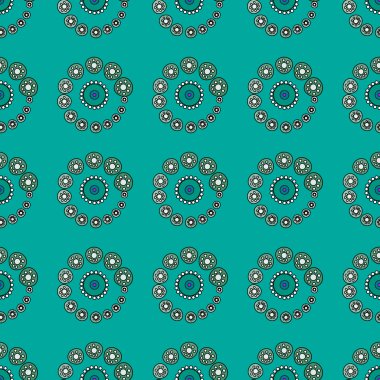 Dikişsiz desen arka plan soyut renkli daireler