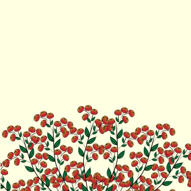 Berry Bush kırmızı Clusterberry