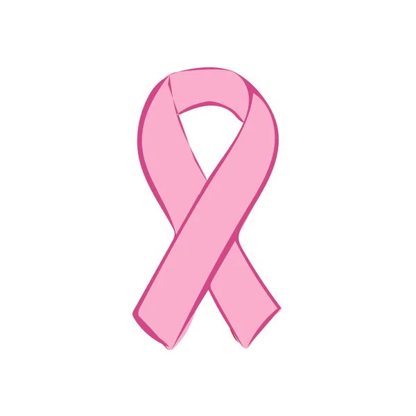 Pink Ribbon National Breast Cancer Awareness Month — Stockvector