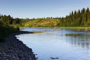 Altın saat nehirde, yaz yatay