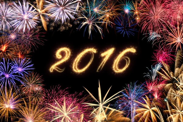 2016 Happy New Year Fireworks