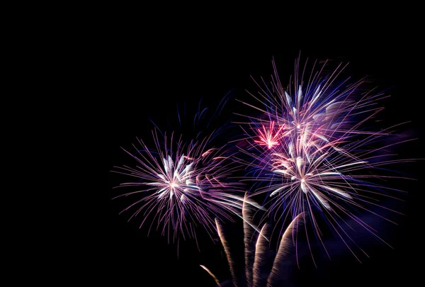 Fireworks with copy space — Stock Photo, Image
