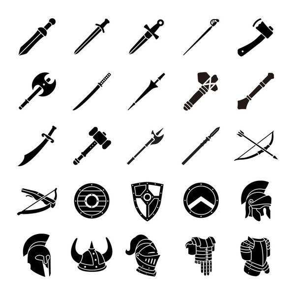 Знаки вектора оружия и брони
