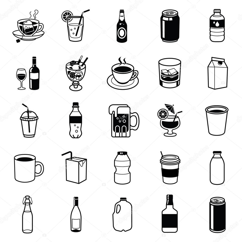 Drinks And Beverage Containers Vector Image By C Naripuru Vector Stock
