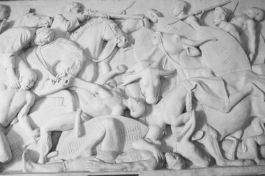 Voortrekker Anıtı. Bas Rölyef 