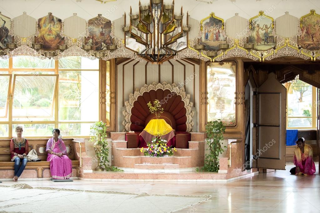 Ceremony hare krishna temple in hi-res stock photography and