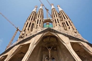 İnşaat kurtarıcı Sagrada Familia