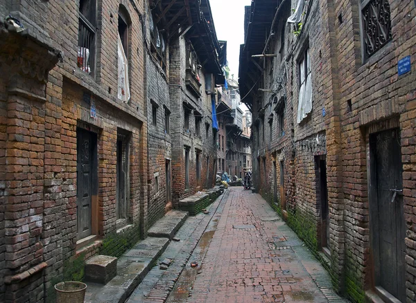 Antik Bhaktapur sokaklarında