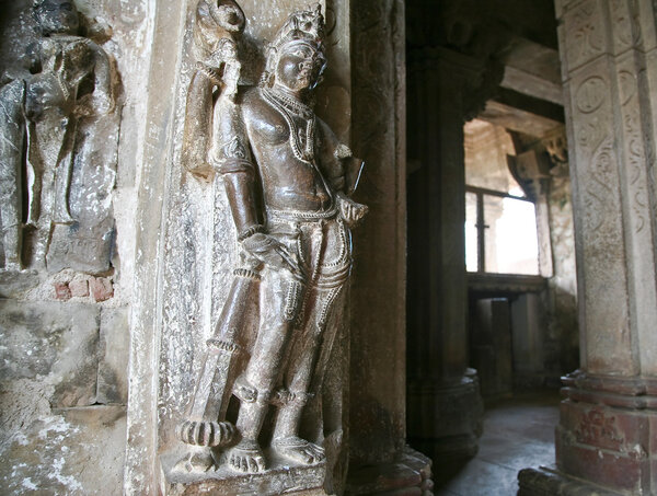 The frescoes inside the temple of love