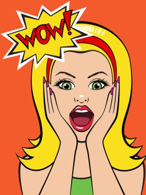 Pop sanat çizgi romanlarındaki kadınlar gibi..