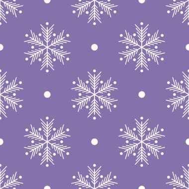 Kusursuz desen. Mavi arka planda beyaz kar taneleri. Yeni Yıl.