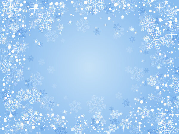 Christmas background blue.