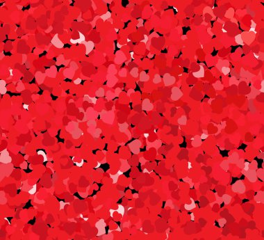 kırmızı küçük kalplerin seamless modeli