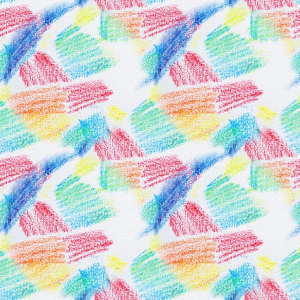 Grunge nahtlose Textur aus Pastellstrichen. Buntstifte nahtloser abstrakter Grunge-Hintergrund. Gestaltungselement. — Stockfoto