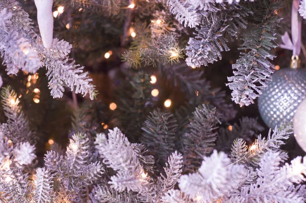 Αφηρημένο Εορταστικό Φόντο Bokeh Defocused Φώτα Θολή Φόντο Bokeh Χριστουγεννιάτικη — Φωτογραφία Αρχείου