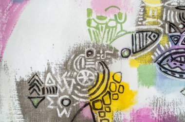 Soyut akrilik resim. Çağdaş sanat. Çeşitli arka planlar için doku. Yüksek çözünürlüklü fotoğraf.