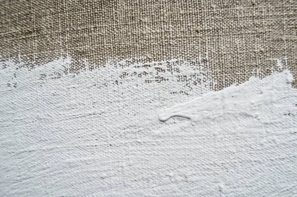 Texture Homewoven Canvas White Paint Design Place Your Text — Foto Stock