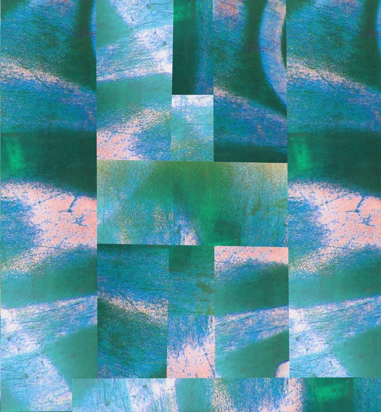Turquesa cor geométrica abstrato arte grunge fundo . — Fotografia de Stock