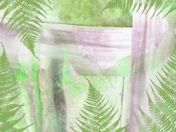 Shabby abstract tropical background with exotic plants and trees