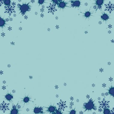 Kar taneleri ve parlayan yıldız güzel festival soyut grunge arka plan.