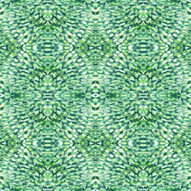 Small pattern with short hand drawn strokes with kaleidoscopic effect. Seamless texture in impressionism style. clipart