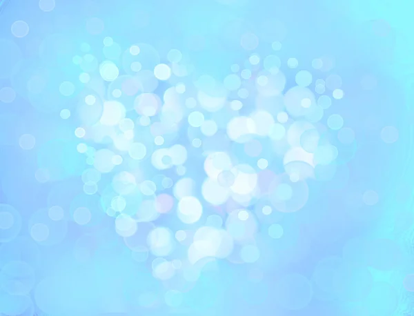 Bokeh heart. Colorful shape. Can be used as valentine card, flyer, banner, invitation card for wedding — Stock Photo, Image