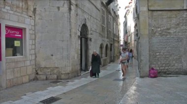 Bir sokak ortasında, Split, Hırvatistan