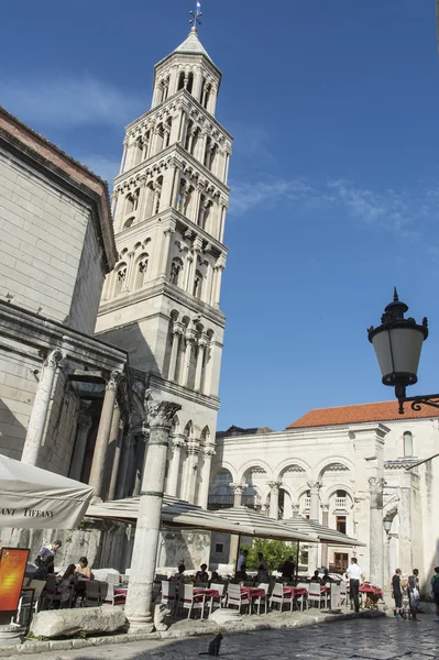 Dzwon wieża św Duje w Split — Zdjęcie stockowe