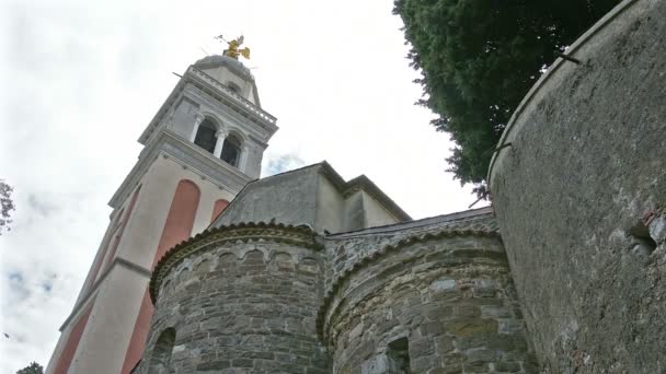 St. mary von castello in udine — Stockvideo