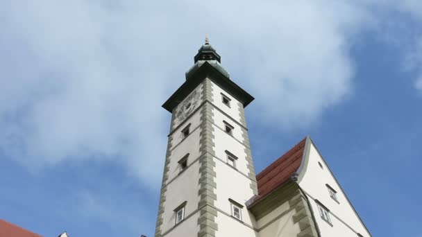 A Landhaus épülete Klagenfurt, Karintia, Ausztria — Stock videók