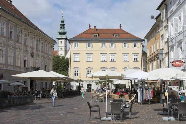 Alter Platz in Klagenfurt — Stock Photo, Image