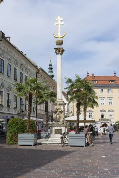 The Holy Trinity Column in Klagenfurt — Stock Photo, Image