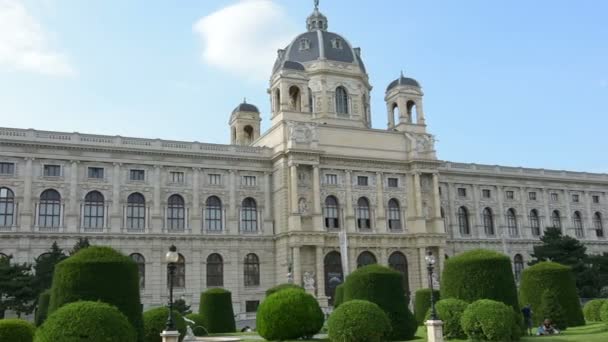 维也纳自然历史博物馆 — 图库视频影像