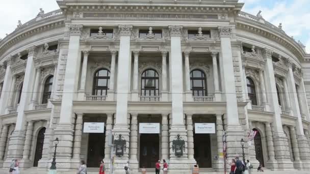 Il Burgtheater di Vienna — Video Stock