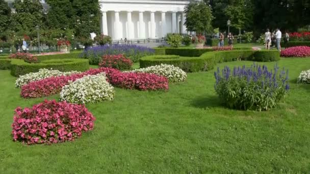 El Parque Volksgarten de Viena — Vídeos de Stock