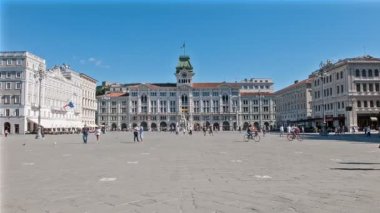 Birim Bisiklet Turu Meydanı Trieste görünümünü