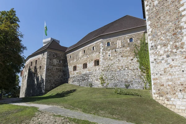 O castelo de Liubliana — Fotografia de Stock