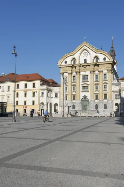 Kostel Nejsvětější Trojice v Lublani — Stock fotografie