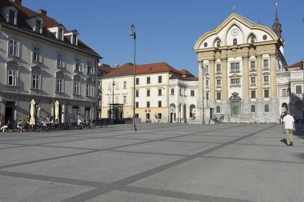 Urszulanowy Kościół Świętej Trójcy w Lublanie — Zdjęcie stockowe