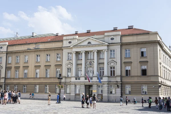 O palácio do parlamento em Zagreb — Fotografia de Stock